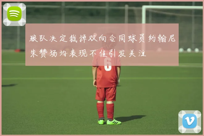 狼队决定裁掉双向合同球员约翰尼朱赞场均表现不佳引发关注